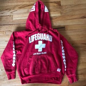 Long Beach Island Lifeguard sweatshirt- si…